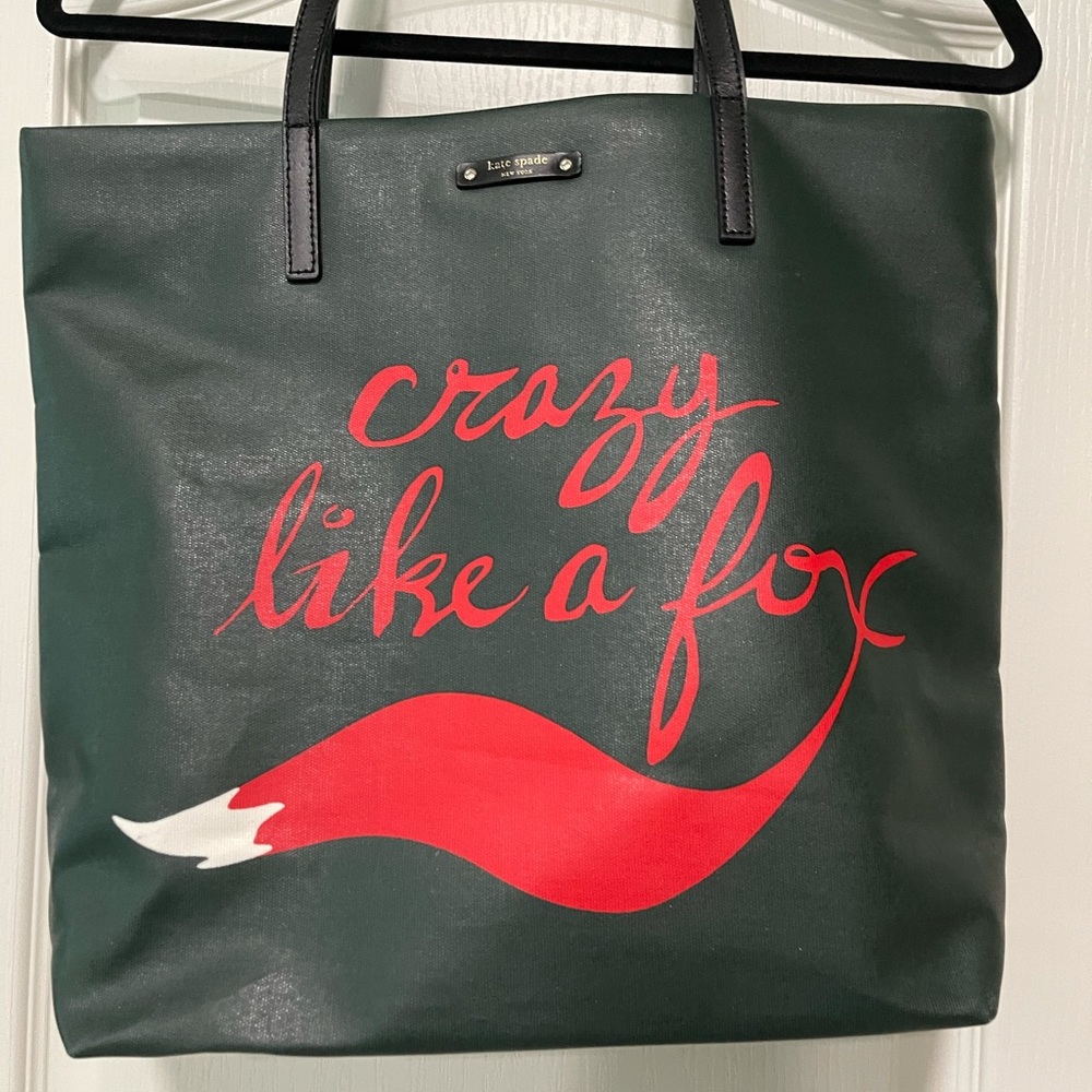 Authentic Kate spade crazy like a fox bucket tote